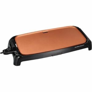 Hamilton Beach - Durathon Reversible Ceramic Griddle - Black