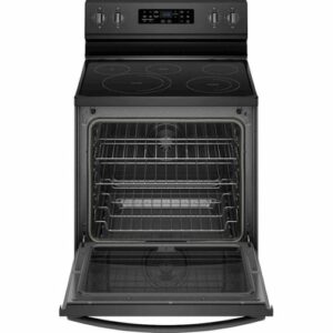 Whirlpool - 6.4 Cu. Ft. Self-Cleaning Freestanding Electric Convection Range - Black