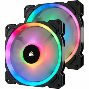 CORSAIR - LL Series 140mm Case Cooling Fan Kit with RGB lighting - Multi