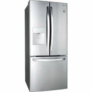 LG - 21.8 Cu. Ft. French Door Refrigerator with External Water Dispenser - Stainless Steel