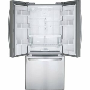 LG - 21.8 Cu. Ft. French Door Refrigerator with External Water Dispenser - Stainless Steel