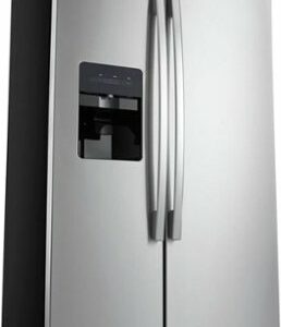 Amana - 21.4 Cu. Ft. Side-by-Side Refrigerator - Stainless Steel