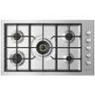 Fisher & Paykel - 35.4" Gas Cooktop - Stainless Steel