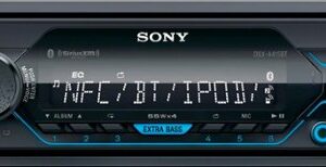 Sony - In-Dash Digital Media Receiver - Built-in Bluetooth - Satellite Radio-ready - Black