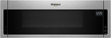 Whirlpool - 1.1 Cu. Ft. Low Profile Over-the-Range Microwave Hood Combination - Stainless Steel