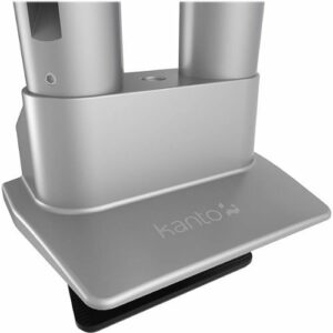 Kanto - DMS Series Dual-Arm Desktop Monitor Mount - Silver