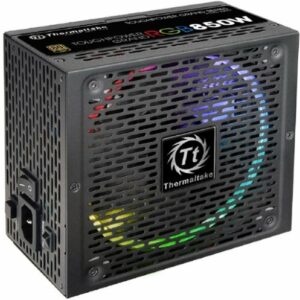 Thermaltake - ToughPower Grand RGB 850W ATX12V 2.4/EPS12V 2.92 80 Plus Gold Modular Power Supply - Black