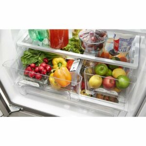 Whirlpool - 19.7 Cu. Ft. French Door Refrigerator - Stainless Steel