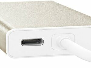 j5create - USB-C Dual HDMI Mini Dock - Gold