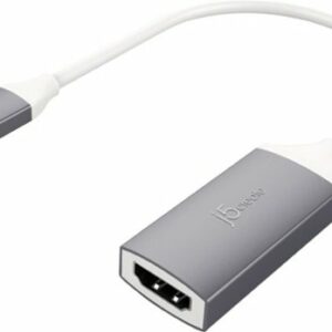 j5create - USB-C to 4K HDMI Adapter - Space Gray / White