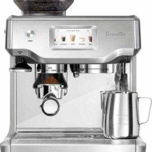 Breville - the Barista Touch Espresso Machine with 9 bars of pressure, Milk Frother and integrated grinder - Stainless Steel