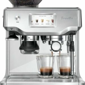 Breville - the Barista Touch Espresso Machine with 9 bars of pressure, Milk Frother and integrated grinder - Stainless Steel