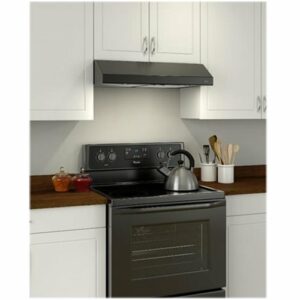 Broan - Glacier 24" Convertible Range Hood - Black