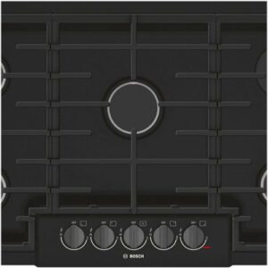 Bosch - 800 Series 36" Built-In Gas Cooktop with 5 burners and OptiSim - Black