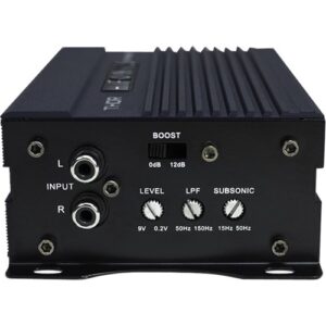 Hifonics - Thor 500W Class D Digital Mono Amplifier with Variable Low-Pass Crossover - Black