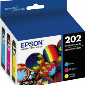 Epson - 202 3-Pack Standard Capacity Ink Cartridges - Assorted Color