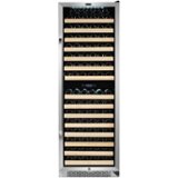 Whynter - 164-Bottle Dual Zone Wine Cooler - Stainless Steel