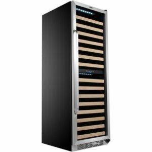 Whynter - 164-Bottle Dual Zone Wine Cooler - Stainless Steel