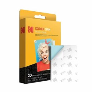 Kodak - Premium 2" x 3" Sticky-Backed Zink Photo Paper - 20-Sheet Pack