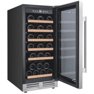 Avanti - Designer Series 28-Bottle Wine Cooler - Stainless Steel