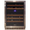 Dacor - Heritage 46-Bottle Built-In Wine Cooler - Stainless Steel