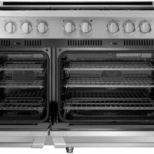 Dacor - Professional 8.0 Cu. Ft. Self-Cleaning Freestanding Double Oven Gas Convection Range with 6 burners, NG - Stainless Steel