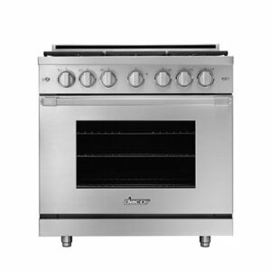 Dacor - Professional 5.2 Cu. Ft. Self-Cleaning Freestanding Gas Convection Range with 6 burners, NG - Stainless Steel