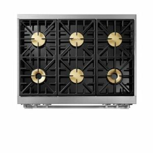 Dacor - Professional 5.2 Cu. Ft. Self-Cleaning Freestanding Dual Fuel Convection Range, Natural Gas - Silver Stainless Steel