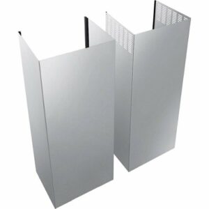 Samsung - Chimney Hood Extension Kit for Select 30" and 36" Range Hoods - Stainless Steel