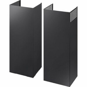 Samsung - Chimney Hood Extension Kit for Select 30" and 36" Fingerprint Resistant Range Hoods - Black Stainless Steel