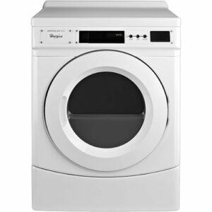 Whirlpool - 6.7 Cu. Ft. 3-Cycle Commercial Electric Dryer - White