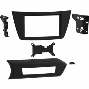 Metra - Dash Kit for Select 2012-2015 Mercedes-Benz C DIN DDIN - Black