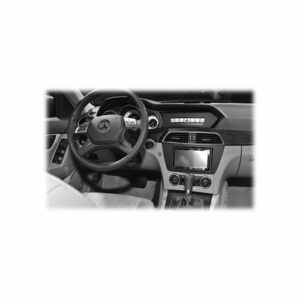 Metra - Dash Kit for Select 2012-2015 Mercedes-Benz C DIN DDIN - Black