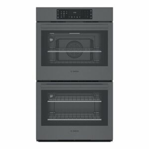 Bosch - 800 Series 30" Built-In Electric Convection Double Wall Oven - Black Stainless Steel