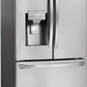 LG - 26.2 Cu. Ft. French Door Smart Refrigerator with Dual Ice Maker - Stainless Steel