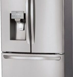 LG - 26.2 Cu. Ft. French Door Smart Refrigerator with Dual Ice Maker - Stainless Steel