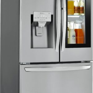 LG - 26 Cu. Ft. French Door-in-Door Smart Refrigerator with Dual Ice Maker - Stainless Steel