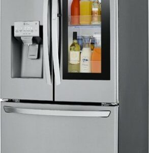 LG - 26 Cu. Ft. French Door-in-Door Smart Refrigerator with Dual Ice Maker - Stainless Steel