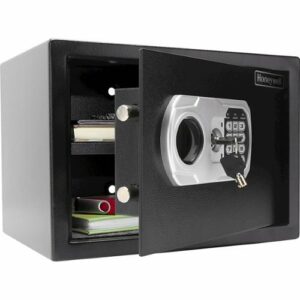 Honeywell - 0.51 Cu. Ft. Security Safe with Electronic Lock - Black