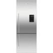 Fisher & Paykel - 13.5 Cu. Ft. Bottom-Freezer Counter-Depth Refrigerator - Stainless Steel