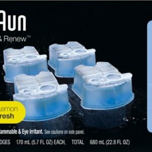 Braun - Clean&Renew Cartridge Refills (4-Pack)