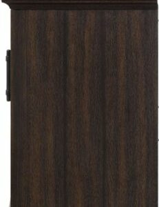 Whalen Furniture - TV Cabinet for Most Flat-Panel TVs Up to 70" - Brown