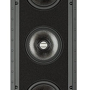 Sonance - R2 SINGLE SPEAKER - Reference 5-1/4" 3-Way In-Wall Rectangle Speaker (Each) - Paintable White