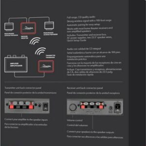 Rocketfish™ - Wireless Rear Speaker Kit - Black