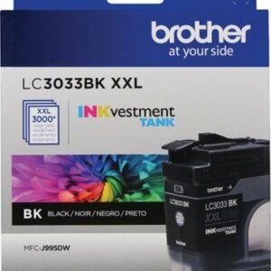 Brother - LC3033BKS XXL Super High-Yield INKvestment Tank Ink Cartridge - Black