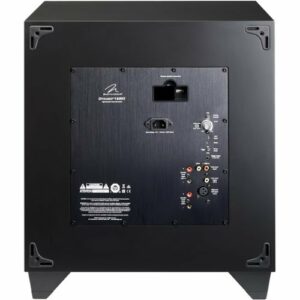 MartinLogan - Dynamo 1600X 15" 1800W Sealed, Powered Subwoofer, with Sub Control App and Wireless Ready - Satin Black