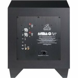 MartinLogan - Dynamo 400 8" 150W Ported, Compact, Powered Subwoofer - Satin Black