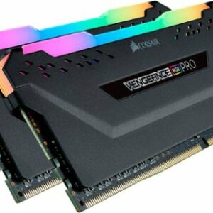 CORSAIR - Vengeance RGB PRO 16GB (2PK x 8GB) 3200MHz DDR4 C16 DIMM Desktop Memory - Black