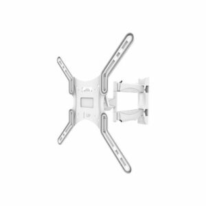 Kanto - Full-Motion Wall Mount for Most 26" - 55" Flat-Panel TVs - White