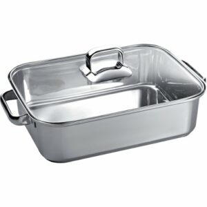 Thermador - 10" x 16" Roasting Pan - Stainless Steel